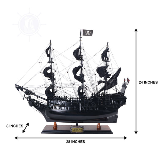 MAQUETTE DE BATEAU DE PIRATE BLACK PEARL MEDIUM