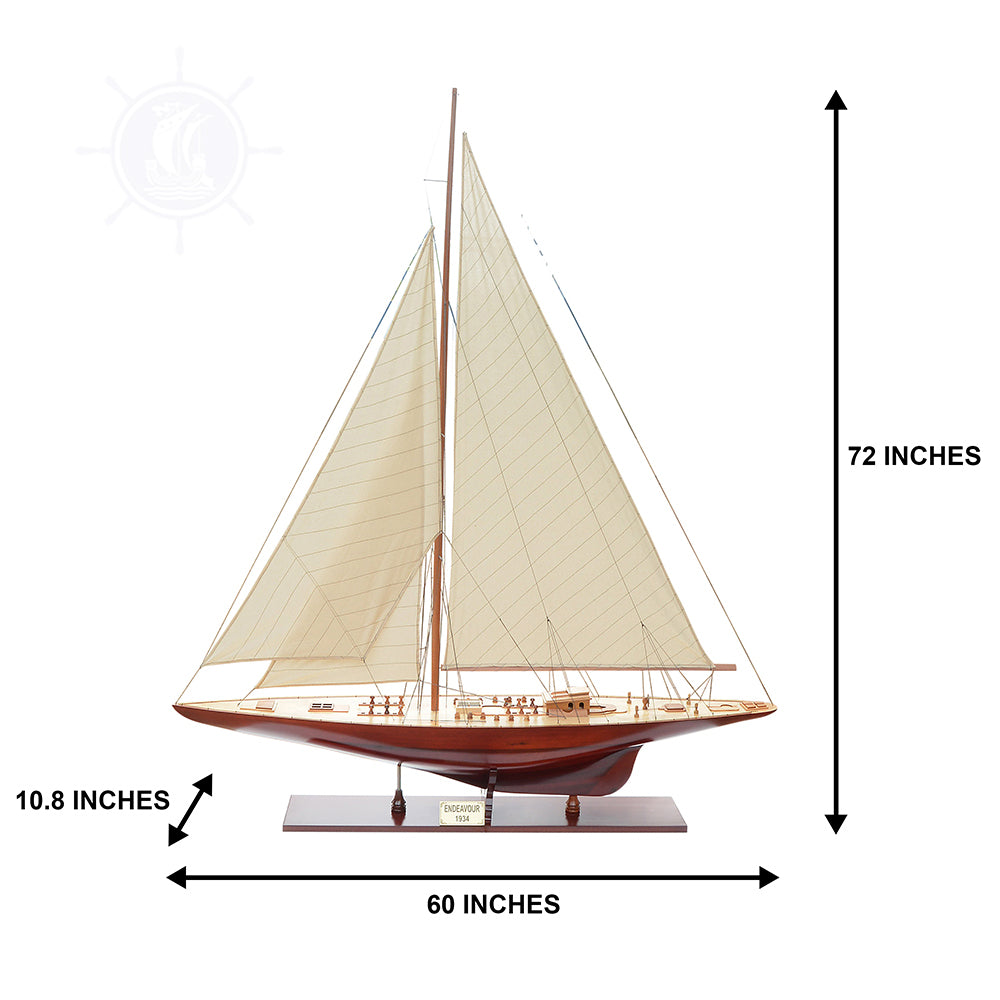 Endeavour XL Sailboat Model