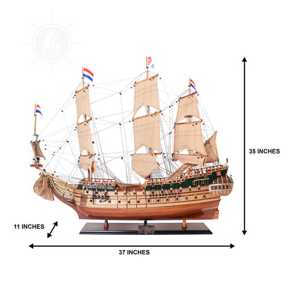 FRIESLAND MODEL SHIP | Museum-quality | Fully Assembled Wooden Ship Models