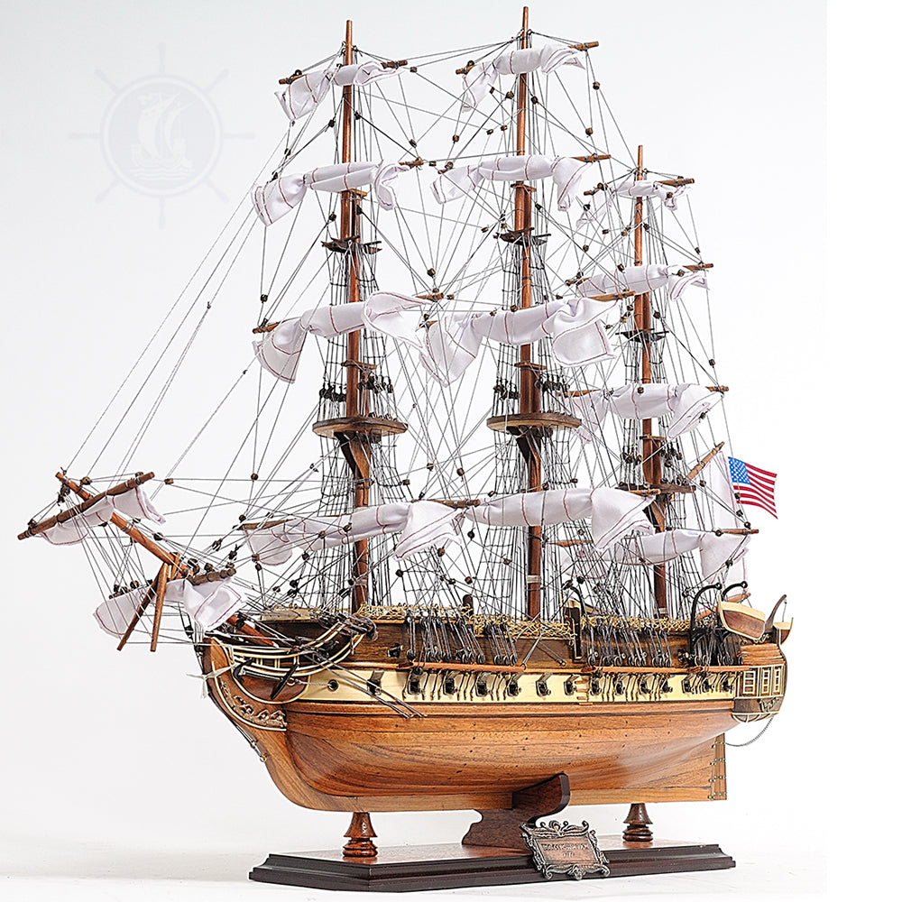 USS Constitution Mid With Display Case Front Open