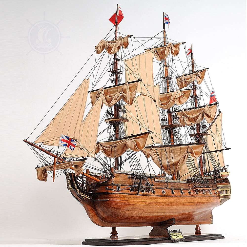 HMS Surprise Large With Table Top Display Case