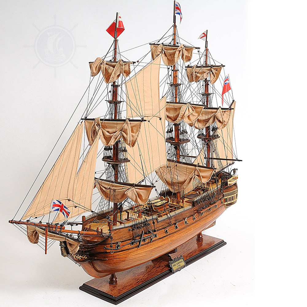 HMS Surprise Large With Table Top Display Case