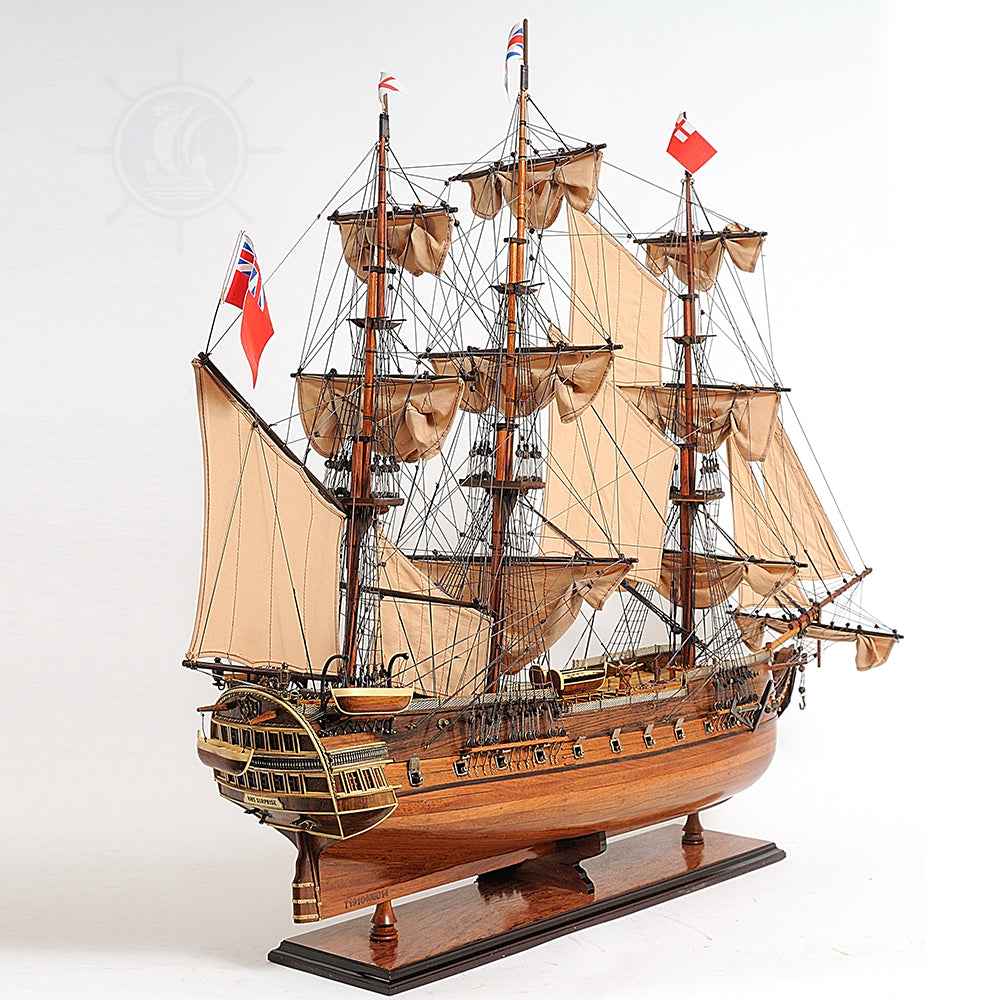 HMS Surprise Large With Table Top Display Case