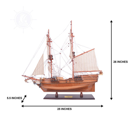 Lady Washington Ship Model Captain Line