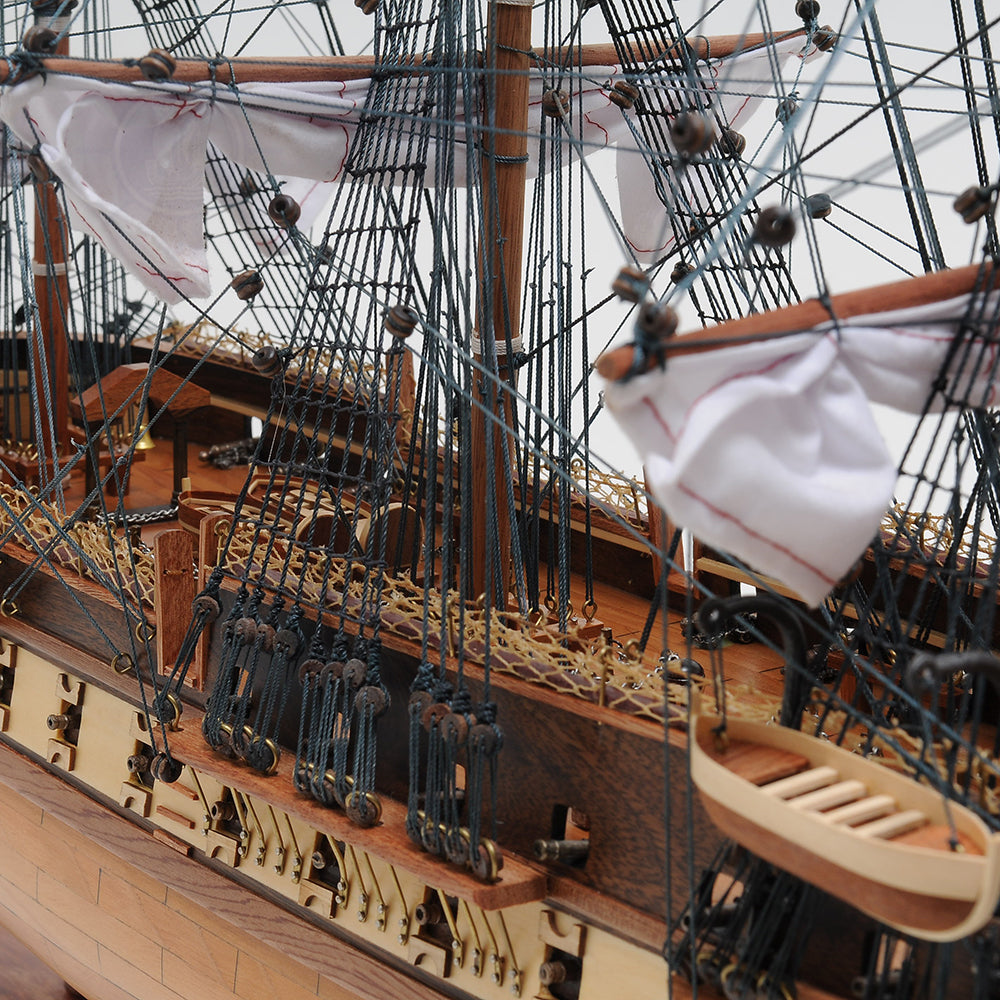 USS Constitution Large With Floor Display Case