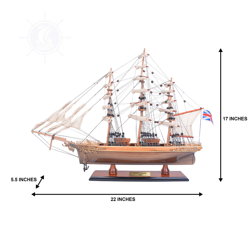 Cutty Sark Petite Ligne de Capitaine Entièrement Assemblée