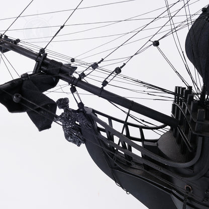 Black Pearl Pirate Ship Large With Floor Display Case