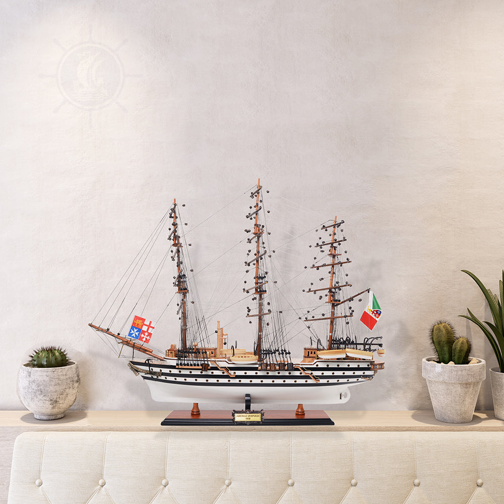 Amerigo Vespucci Painted Medium