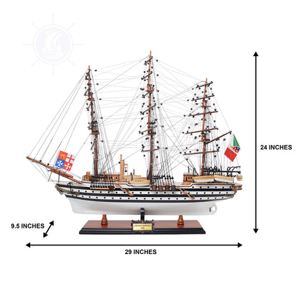 Amerigo Vespucci Painted Medium